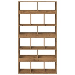 vidaXL Kamerscherm 100x33x187,5 cm bewerkt hout artisanaal eikenkleur
