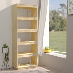 vidaXL Boekenkast / kamerscherm 60x35x167 cm massief grenenhout