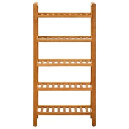 vidaXL Schoenenrek met 5 schappen 50x27x100 cm massief eikenhout
