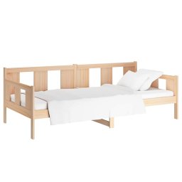 vidaXL Slaapbank massief grenenhout 90x200 cm