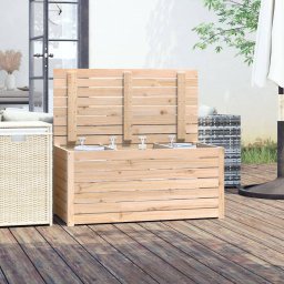 vidaXL Tuinbox 101x50,5x46,5 cm massief grenenhout