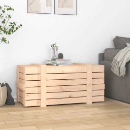 vidaXL Opbergbox 91x40,5x42 cm massief grenenhout