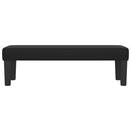 vidaXL Bankje 100x30x30 cm kunstleer zwart
