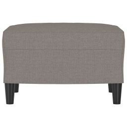 vidaXL Voetenbank 60x50x41 cm stof taupe