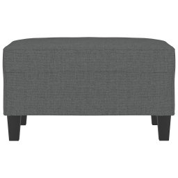 vidaXL Voetenbank 70x55x41 cm stof donkergrijs