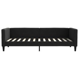 vidaXL Slaapbank 90x200 cm stof zwart
