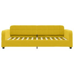 vidaXL Slaapbank 90x200 cm fluweel geel