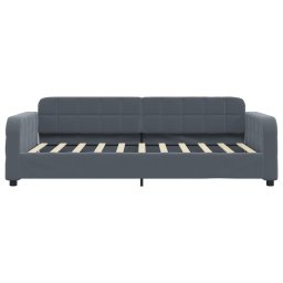 vidaXL Slaapbank 90x190 cm fluweel donkergrijs