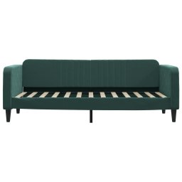vidaXL Slaapbank 80x200 cm fluweel donkergroen