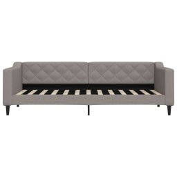 vidaXL Slaapbank 80x200 cm stof taupe