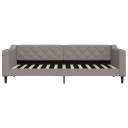 vidaXL Slaapbank 90x200 cm stof taupe