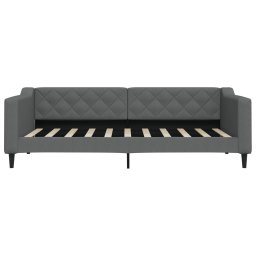 vidaXL Slaapbank 90x190 cm stof donkergrijs