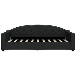 vidaXL Slaapbank 90x190 cm stof zwart