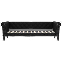 vidaXL Slaapbank 90x200 cm kunstleer zwart
