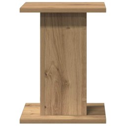 vidaXL Speakerstandaards 2 st 30x30x40 cm hout artisanaal eikenkleurig