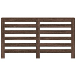 vidaXL Radiatorombouw 149x20x82 cm bewerkt hout bruin eikenkleurig