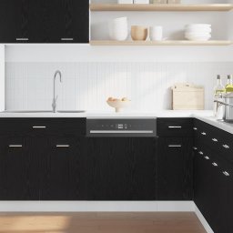 vidaXL Vaatwasserpaneel Lyon 60x1,5x67 cm bewerkt hout zwart eiken