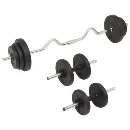 vidaXL Halterset 30 kg