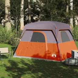 vidaXL Tent 4-persoons waterdicht oranje