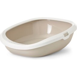 Savic Gizmo Kattenbak - Mokka/Wit - 52 x 39.5 x 15 cm