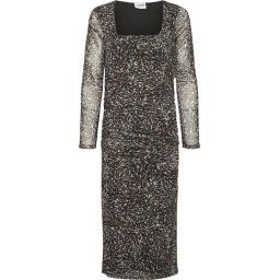 Noisy may - Maat S - NMISA L/S MESH DRESS Dames Jurk