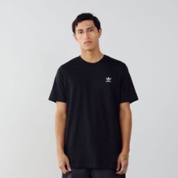 ADIDAS ORIGINALS adidas Tee Shirt Essential Zwart Heren l