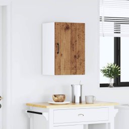 vidaXL Keukenbovenkast Porto bewerkt hout oud houtkleurig