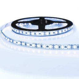 5 meter led strip ip20 12v of 24v - koud wit 6500k - 120 leds p/m