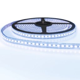 5 meter led strip ip65/67 12v of 24v - koud wit 6500k - 120 leds p/m