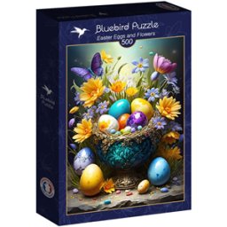 Easter Eggs and Flowers Puzzel (500 stukjes)
