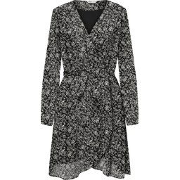 ONLY Maat M ONLSTAR L/S WRAP DRESS WVN Dames Jurk