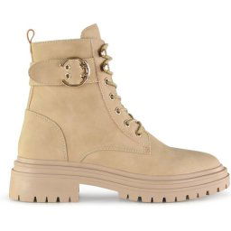 POSH by Poelman - Maat 41 - CATO Dames Veter Laarzen - Beige