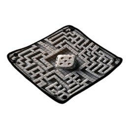 Dobbelsteenbak Stof - Crypto Maze