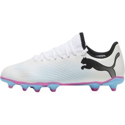 PUMA FUTURE 7 PLAY FG/AG Jr FALSE - Maat 29 - Sportschoenen - PUMA White-PUMA Black-Poison Pink