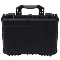 vidaXL Beschermende materiaalkoffer 40,6x33x17,4 cm zwart
