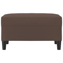 vidaXL Voetenbank 70x55x41 cm kunstleer bruin