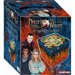Nachtwacht bordspel - Monsters komen - bord in de vorm van een kubus