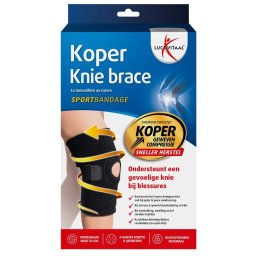 Lucovitaal Koper Knie Brace Sportbandage