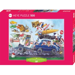 Cartoon Classic - Off on Holiday Puzzel (500 stukjes)