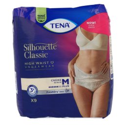 Tena Silhouette Classic High Waist Crème M Plus