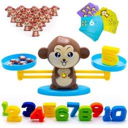 Monkey Balance Game - Kinderspel - Educatief Speelgoed Jongens & Meisjes - Speelgoed - Ik Leer Reken