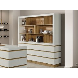 Keukenkast URBEX 4 deuren 2 lades wit