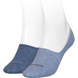 Calvin Klein - Maat 39-42 - 2P Cotton Logo Jessica Dames Invisible Sneakersokken