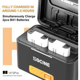ZGCINE Sony BX1 Oplaadcase w/ 2X BX1 Battery