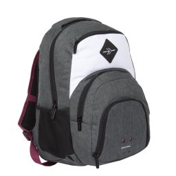 New Rebels ® Morris Rugtas met 3 vakken White 2 Tone 31X19X46CM