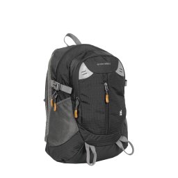 New Rebels ® Kinley - Rugtas - Schooltas - Vrijetijdstas - 28L - Nylon - Zwart