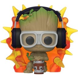Funko I Am Groot - #1195 Marvel POP! Groot With Detonator 9 cm Verzamelfiguur - Multicolours
