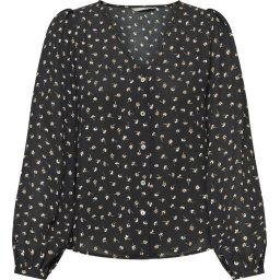 ONLY - Maat L - ONLSONJA LIFE L/S BUTTON TOP NOOS PTM Dames Top