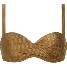 Beachlife Maat 38E Dull Gold Bikinitop met beugel Dames