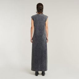 Overdyed Maxi Tankjurk - Grijs - Dames